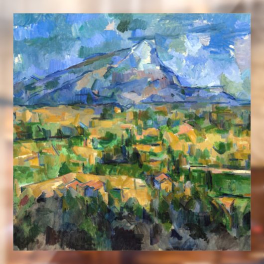 Paul Cezanne - Mont Sainte-Victoire Raamsticker (Vel 2)