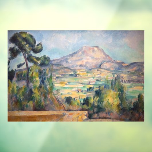 Paul Cezanne - Mont Sainte-Victoire Raamsticker (Vel 3)