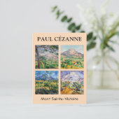 Paul Cezanne - Mont Sainte-Victoire-selectie Briefkaart (Staand voorkant)