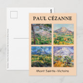 Paul Cezanne - Mont Sainte-Victoire-selectie Briefkaart (Voorkant / Achterkant)