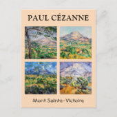 Paul Cezanne - Mont Sainte-Victoire-selectie Briefkaart (Voorkant)