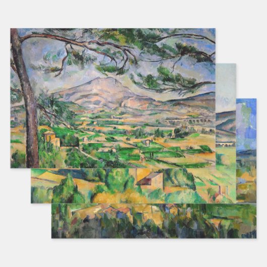 Paul Cezanne - Mont Sainte-Victoire-selectie Inpakpapier Vel (Set)