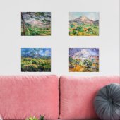 Paul Cezanne - Mont Sainte-Victoire-selectie Muurkunst Sets (Woonkamer)