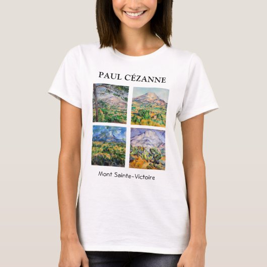 Paul Cezanne - Mont Sainte-Victoire-selectie T-shirt (Voorkant)