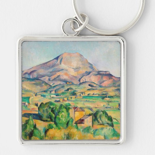 Paul Cezanne - Mont Sainte-Victoire Sleutelhanger (Voorkant)