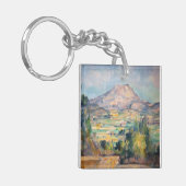 Paul Cezanne - Mont Sainte-Victoire Sleutelhanger (Voorkant Links)