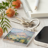 Paul Cezanne - Mont Sainte-Victoire Sleutelhanger (Voorkant Rechts)