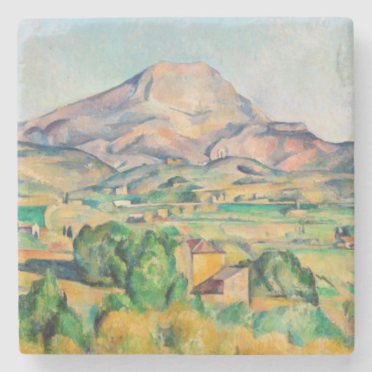 Paul Cezanne - Mont Sainte-Victoire Stenen Onderzetter (Voorkant)