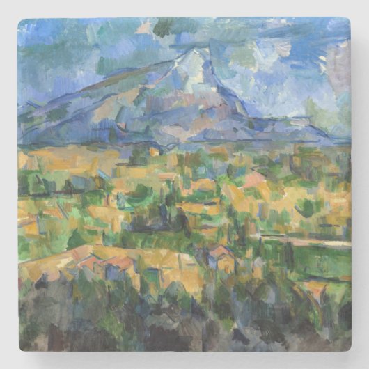 Paul Cezanne - Mont Sainte-Victoire Stenen Onderzetter (Voorkant)