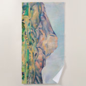 Paul Cezanne - Mont Sainte-Victoire Strandlaken (Voorkant)