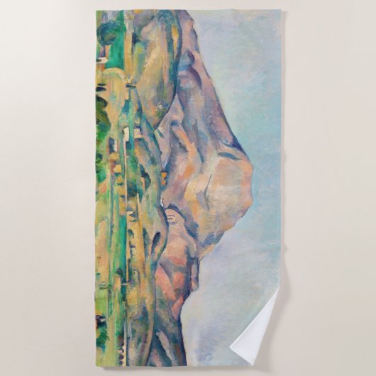 Paul Cezanne - Mont Sainte-Victoire Strandlaken (Voorkant)