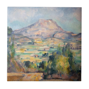 Paul Cezanne - Mont Sainte-Victoire Tegeltje