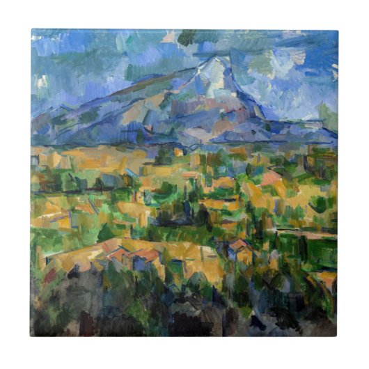 Paul Cezanne - Mont Sainte-Victoire Tegeltje (Voorkant)