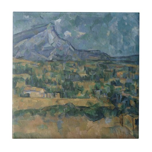 Paul Cezanne | Mont Sainte-Victoire Tegeltje (Voorkant)