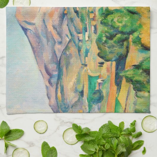 Paul Cezanne - Mont Sainte-Victoire Theedoek (Gevouwen)