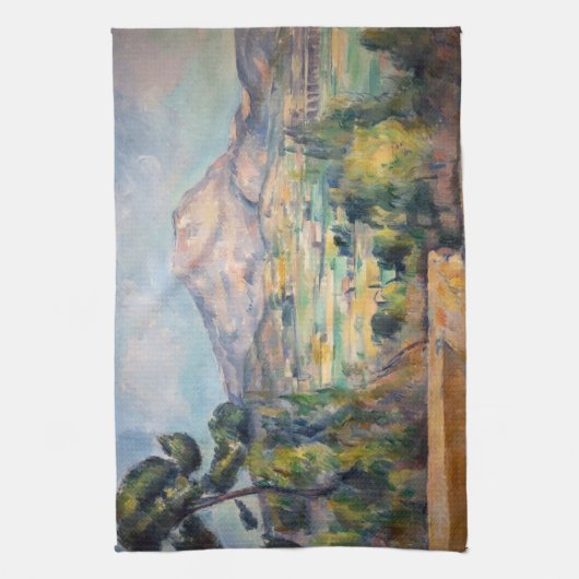 Paul Cezanne - Mont Sainte-Victoire Theedoek (Verticaal)