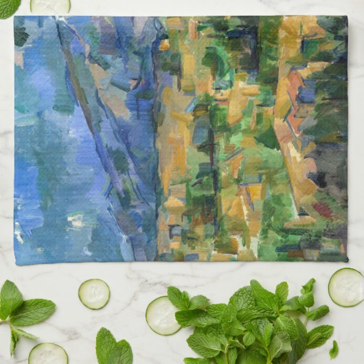 Paul Cezanne - Mont Sainte-Victoire Theedoek (Gevouwen)