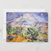Paul Cezanne - Mont Sainte-Victoire, Tholonet Road Bedankkaart (Voorkant)