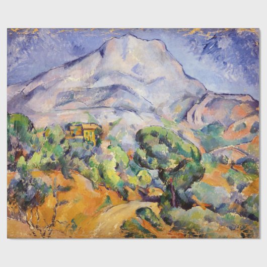 Paul Cezanne - Mont Sainte-Victoire, Tholonet Road Cadeaupapier (Vlak)