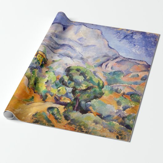 Paul Cezanne - Mont Sainte-Victoire, Tholonet Road Cadeaupapier (Uitgerold)