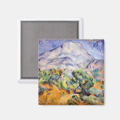 Paul Cezanne - Mont Sainte-Victoire, Tholonet Road Magneet (Voorkant / Achterkant)
