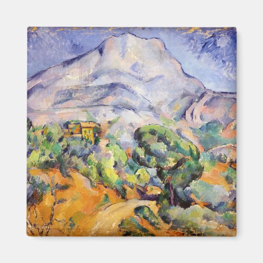 Paul Cezanne - Mont Sainte-Victoire, Tholonet Road Magneet (Voorkant)