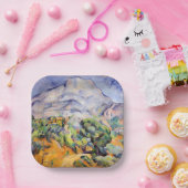 Paul Cezanne - Mont Sainte-Victoire, Tholonet Road Papieren Bordje (Feest)