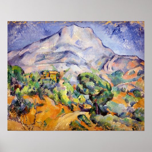 Paul Cezanne - Mont Sainte-Victoire, Tholonet Road Poster (Voorkant)