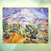 Paul Cezanne - Mont Sainte-Victoire, Tholonet Road Raamsticker (Vel 3)
