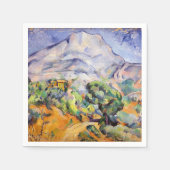 Paul Cezanne - Mont Sainte-Victoire, Tholonet Road Servet (Voorkant)