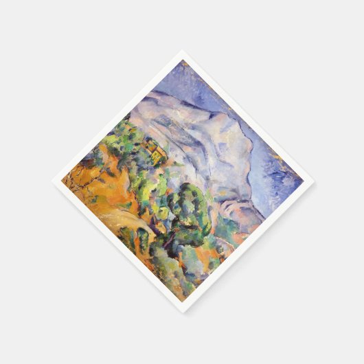 Paul Cezanne - Mont Sainte-Victoire, Tholonet Road Servet (Hoek)