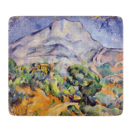 Paul Cezanne - Mont Sainte-Victoire, Tholonet Road Snijplank (Voorkant)