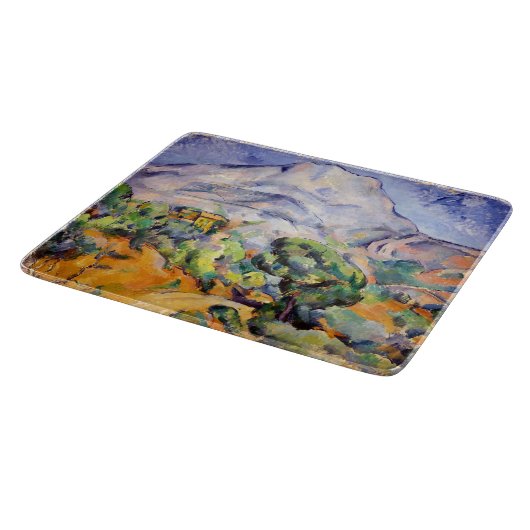 Paul Cezanne - Mont Sainte-Victoire, Tholonet Road Snijplank (Hoek)