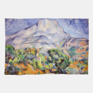 Paul Cezanne - Mont Sainte-Victoire, Tholonet Road Theedoek