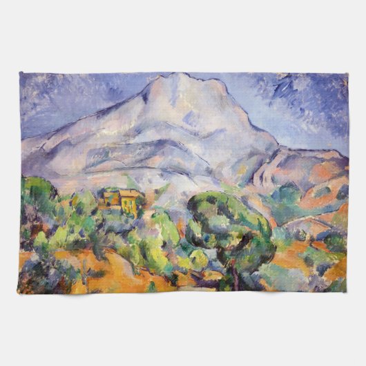 Paul Cezanne - Mont Sainte-Victoire, Tholonet Road Theedoek (Horizontaal)