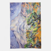 Paul Cezanne - Mont Sainte-Victoire, Tholonet Road Theedoek (Verticaal)