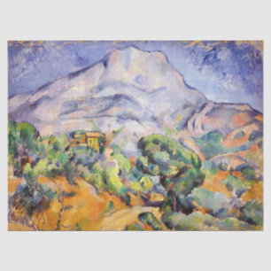 Paul Cezanne - Mont Sainte-Victoire, Tholonet Road Tissuepapier