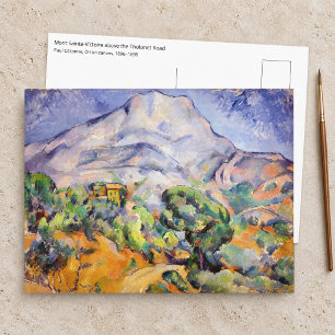 Paul Cezanne - Mont Sainte-Victoire, Tholonetweg Briefkaart