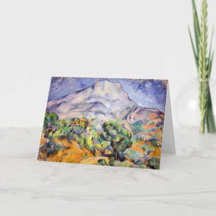 Paul Cezanne - Mont Sainte-Victoire, Tholonetweg Kaart
