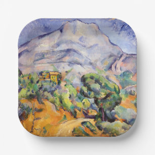 Paul Cezanne - Mont Sainte-Victoire, Tholonetweg Papieren Bordje