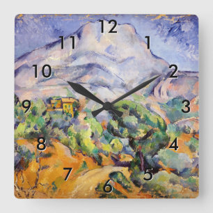 Paul Cezanne - Mont Sainte-Victoire, Tholonetweg Vierkante Klok