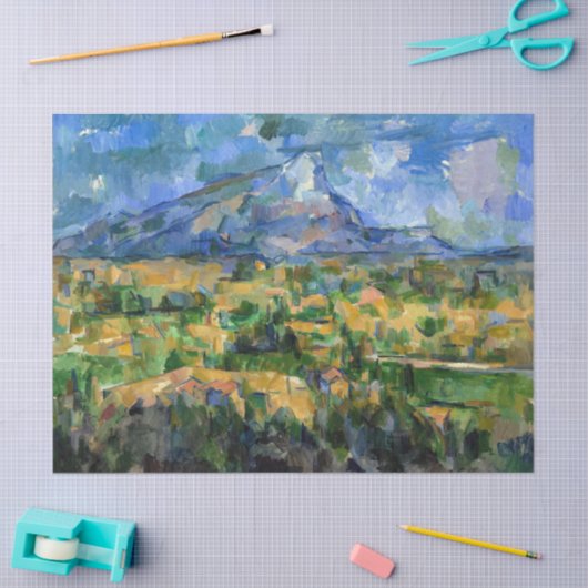 Paul Cezanne - Mont Sainte-Victoire Tissuepapier (Craft)