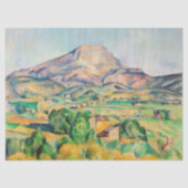 Paul Cezanne - Mont Sainte-Victoire Tissuepapier (Voorkant)
