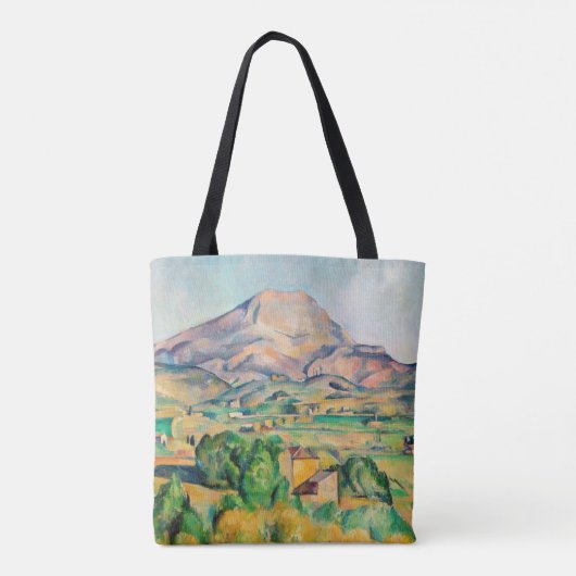 Paul Cezanne - Mont Sainte-Victoire Tote Bag (Achterkant)