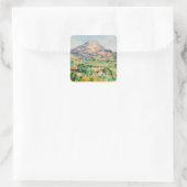 Paul Cezanne - Mont Sainte-Victoire Vierkante Sticker (Tas)