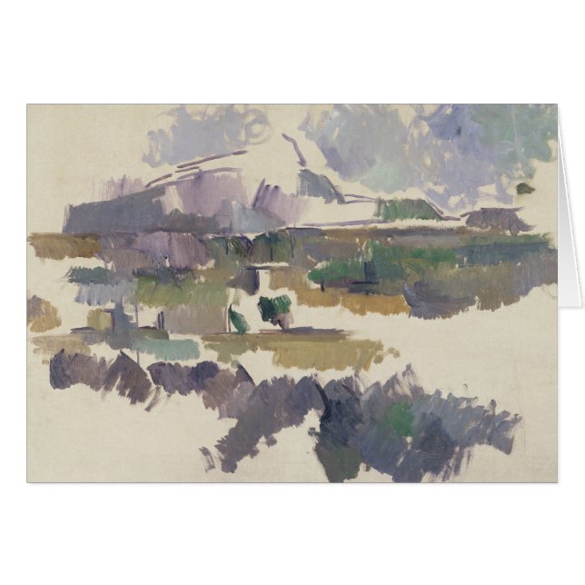 Paul Cezanne | Montagne Sainte-Victoire, 1904-05 (Voorkant Horizontaal)