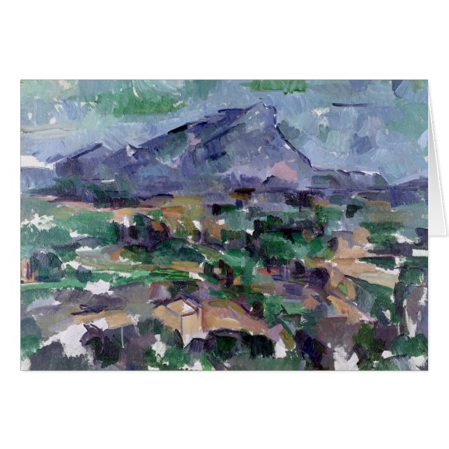 Paul Cezanne | Montagne Sainte-Victoire, 1904-06 (Voorkant Horizontaal)