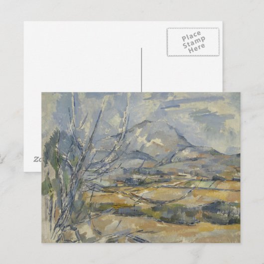Paul Cezanne - Montagne Sainte-Victoire Briefkaart (Voorkant / Achterkant)