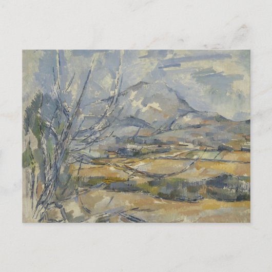 Paul Cezanne - Montagne Sainte-Victoire Briefkaart (Voorkant)