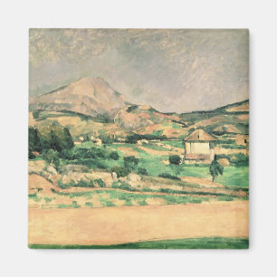 Paul Cezanne   Montagne Sainte-Victoire, c.1882-85 Magneet